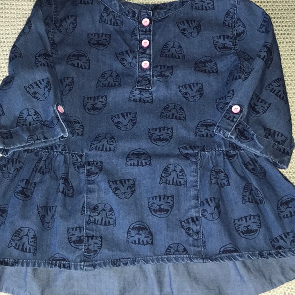 SOLD ** Kids top, tiger print